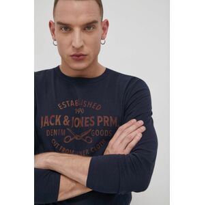 Premium by Jack&Jones - Bavlněné tričko s dlouhým rukávem