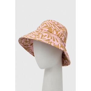 Bavlněná čepice Rip Curl růžová barva