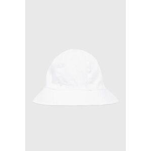 Dětský klobouk Mayoral bílá barva, bavlněný