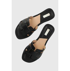 Kožené pantofle Mexx Sandal Jacey dámské, černá barva
