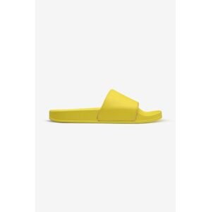 Pantofle Arkk Copenhagen Classic Slides dámské, žlutá barva