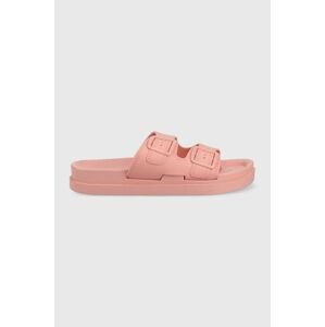 Pantofle Truffle Collection dámské, růžová barva