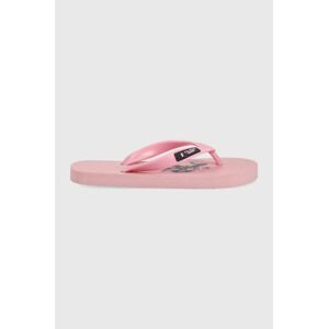 Dětské žabky U.S. Polo Assn. růžová barva