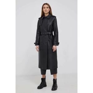 Calvin Klein - Kožený kabát