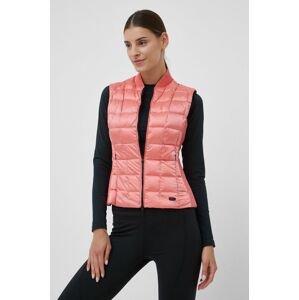 Péřová vesta RefrigiWear dámský, růžová barva, přechodný