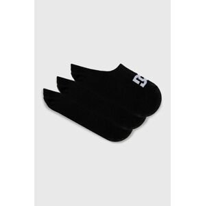 Kotníkové ponožky Dc (3-pack) dámské, černá barva