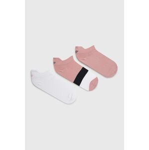 Ponožky 4F (2-pack) dámské, růžová barva