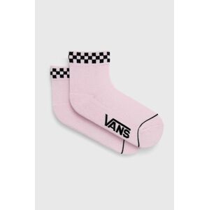 Ponožky Vans dámské, růžová barva