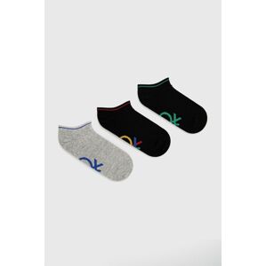 Ponožky United Colors of Benetton dámské, šedá barva