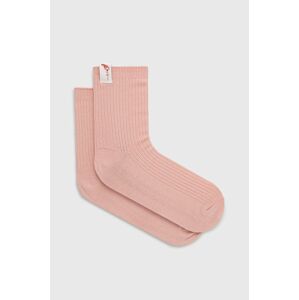 Ponožky Outhorn dámské, růžová barva