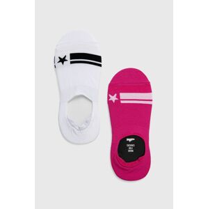 Ponožky Converse dámské, bílá barva