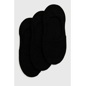 Ponožky Calvin Klein (3-pack) dámské, černá barva