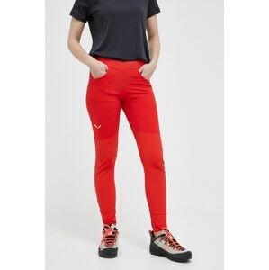 Outdoorové kalhoty Salewa Agner červená barva