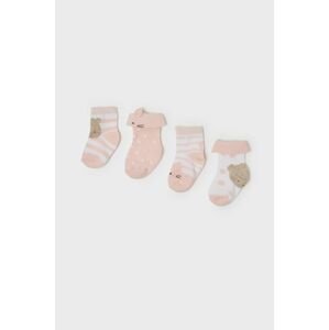 Dětské ponožky Mayoral Newborn růžová barva