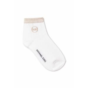 Dětské ponožky Michael Kors bílá barva
