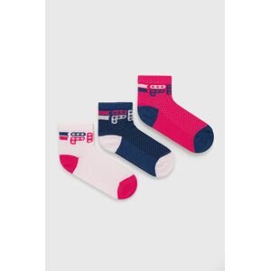 Dětské ponožky Fila ( 3-pak) růžová barva