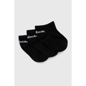 Dětské ponožky Reebok (3-pack) GD1025 černá barva