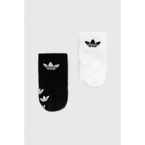 Dětské ponožky adidas Originals (2-pack) H32448 černá barva
