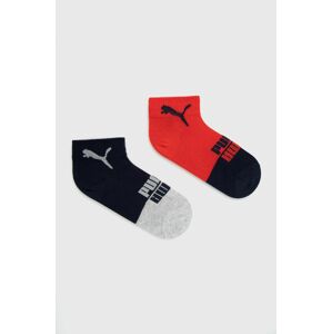 Dětské ponožky Puma červená barva