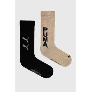 Ponožky Puma pánské, černá barva