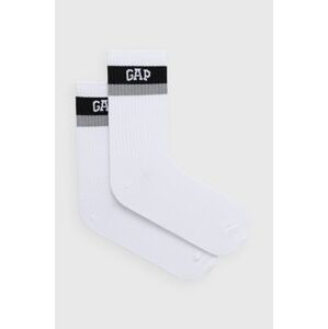 Ponožky GAP pánské, bílá barva
