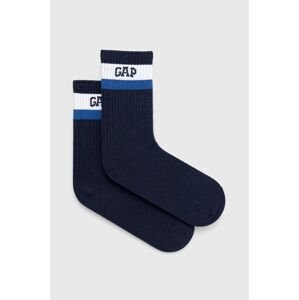 Ponožky GAP pánské, tmavomodrá barva