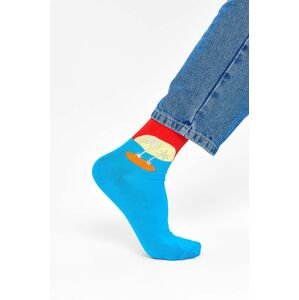 Ponožky Happy Socks pánské, tyrkysová barva
