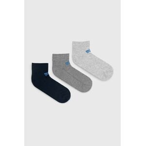 Ponožky Levi's pánské, šedá barva