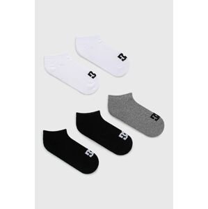 Ponožky Dc (5-pack) pánské, bílá barva