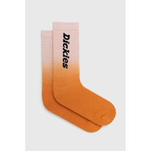 Ponožky Dickies pánské, oranžová barva