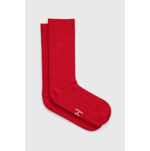 Ponožky Superdry pánské, červená barva