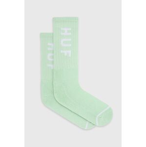 Ponožky HUF pánské, zelená barva