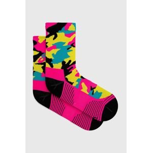 Ponožky Asics růžová barva