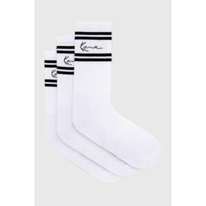 Ponožky Karl Kani bílá barva