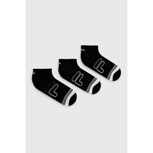 Ponožky Fila ( 3-pak) černá barva