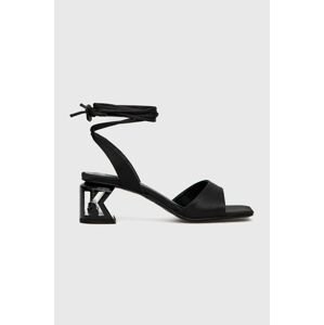 Sandály Karl Lagerfeld K-blok černá barva