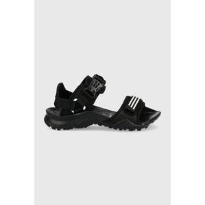Sandály adidas TERREX Cyprex Ultra Dlx GY6115 dámské, černá barva