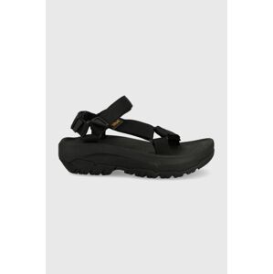 Sandály Teva dámské, černá barva, na platformě, 1131270.BLK-BLK