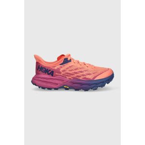 Běžecké boty Hoka One One SPEEDGOAT 5 oranžová barva