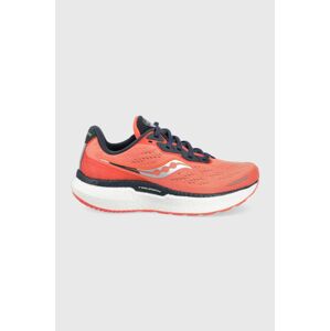 Běžecké boty Saucony Triumph 19 oranžová barva