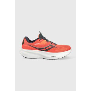 Běžecké boty Saucony Ride 15 oranžová barva