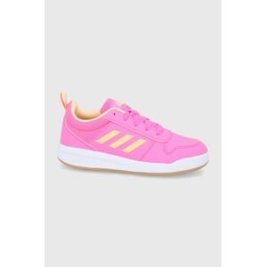 Dětské boty adidas Tensaur K GV7898 růžová barva