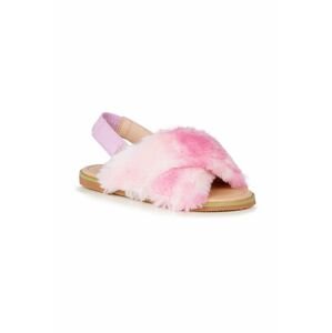 Dětské sandály Emu Australia Jessie růžová barva