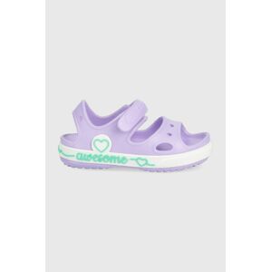 Dětské sandály Coqui fialová barva