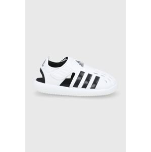 Dětské sandály adidas GW0387 bílá barva