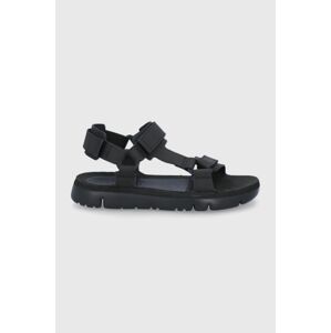 Kožené sandály Camper Oruga Sandal pánské, černá barva