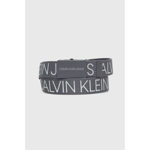 Pásek Calvin Klein Jeans šedá barva