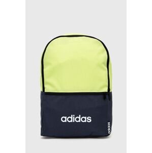 Dětský batoh adidas zelená barva, malý, hladký