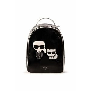 Dětský batoh Karl Lagerfeld černá barva, malý, s aplikací