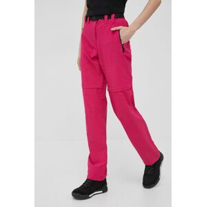 Outdoorové kalhoty CMP fialová barva